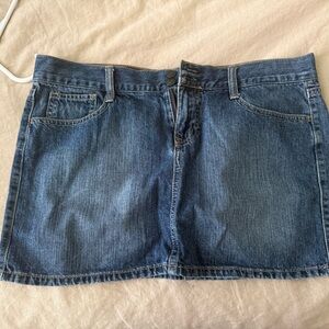 Old Navy Blue Denim Skirt